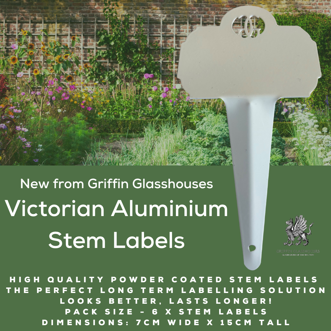 Victorian Aluminium Stem Labels x 6