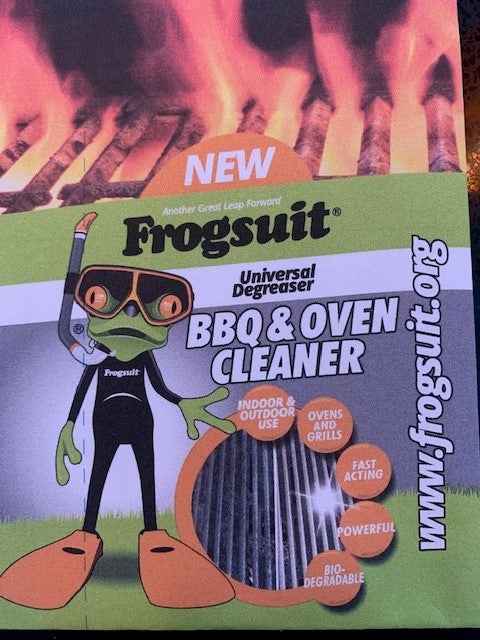 New from Frogsuit - BBQ & Oven Cleaner